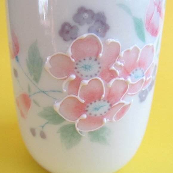Otagiri mug Floral raised pastel design - Picture 5 of 9